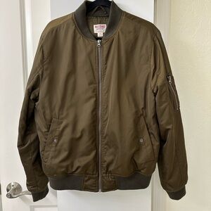 Mossimo Supply Co. Men's Olive Bomber Jacket
